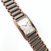 Load image into Gallery viewer, YSL Unisex Quartz Watch – Two-Tone with Rectangular Tank Dial, 1990s
