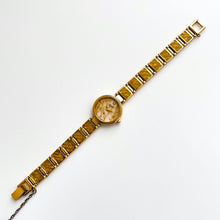 Load image into Gallery viewer, Vintage 1990s Gold-Plated Ladies&#39; Citizen Quartz Watch With Tortoise Pattern
