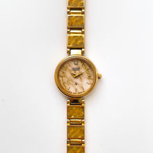 Load image into Gallery viewer, Vintage 1990s Gold-Plated Ladies&#39; Citizen Quartz Watch With Tortoise Pattern
