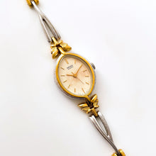 Load image into Gallery viewer, Vintage 1990s Two-Tone Ladies&#39; Seiko Quartz Watch With Intricate Bracelet
