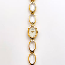 Load image into Gallery viewer, Vintage 1980s Gold-Plated Ladies&#39; Seiko Lassale Quartz Watch With Glass-Like Bracelet
