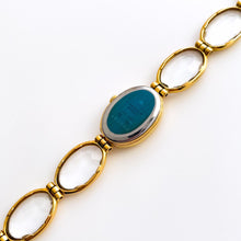 Load image into Gallery viewer, Vintage 1980s Gold-Plated Ladies&#39; Seiko Lassale Quartz Watch With Glass-Like Bracelet
