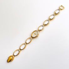 Load image into Gallery viewer, Vintage 1980s Gold-Plated Ladies&#39; Seiko Lassale Quartz Watch With Glass-Like Bracelet

