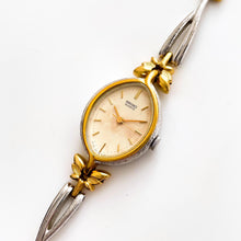 Load image into Gallery viewer, Vintage 1990s Two-Tone Ladies&#39; Seiko Quartz Watch With Intricate Bracelet
