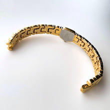 Load image into Gallery viewer, Seiko Half Moon – 18ct Gold-Plated Quartz Watch with MOP Dial, 1990s
