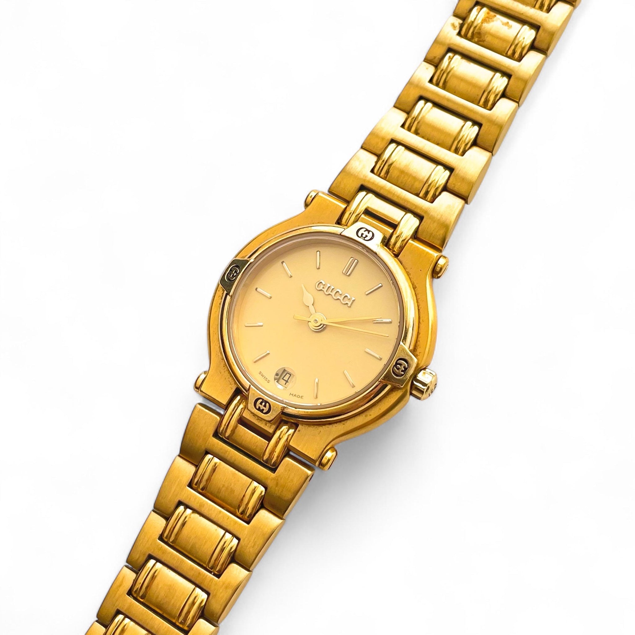 Gucci 9200L - Gold-Plated Ladies' Quartz Watch with Date
