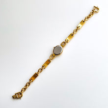 Load image into Gallery viewer, Very Rare 90s Gold-Plated Seiko Jewellery Quartz Watch with Tiny Dial, Thin Bracelet and 2 Rubies
