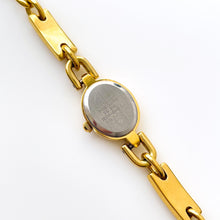 Load image into Gallery viewer, Very Rare 90s Gold-Plated Seiko Jewellery Quartz Watch with Tiny Dial, Thin Bracelet and 2 Rubies
