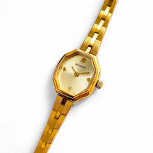 Load image into Gallery viewer, Thin Ladies&#39; Sekonda Quartz Watch With Gold-Plated Bracelet and Octagon Dial - Boxed

