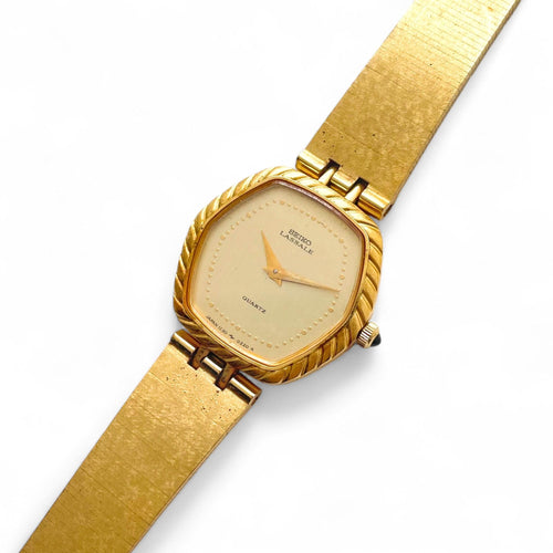 Vintage 1990s Gold-Plated Ladies' Seiko Lassale Quartz Watch