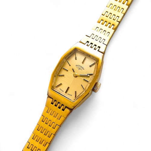 Vintage Gold-Plated Rotary Ladies' Mechanical Watch - Boxed