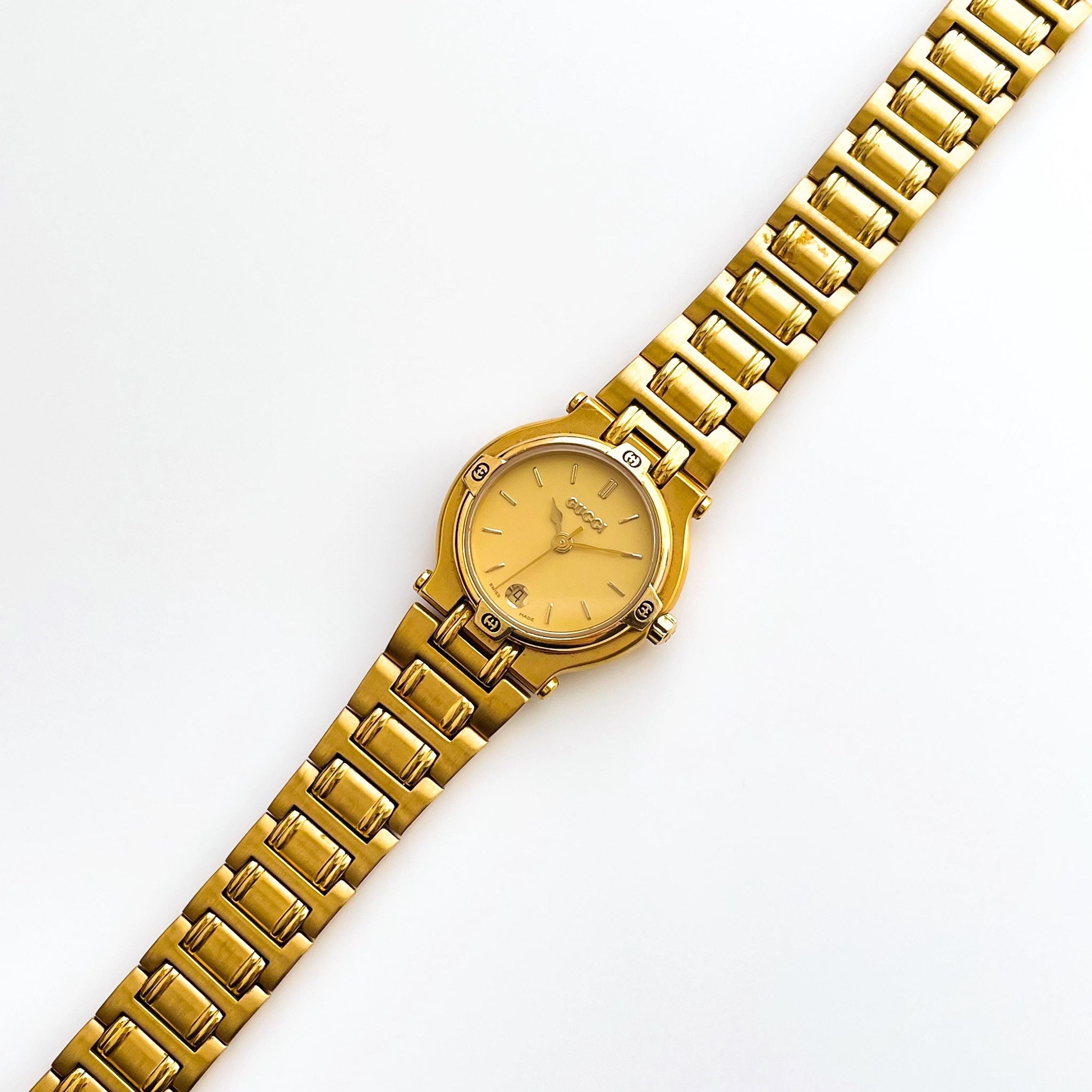 Gucci 9200L - Gold-Plated Ladies' Quartz Watch with Date