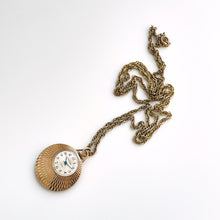 Load image into Gallery viewer, Vintage 60s Ladies&#39; Sekonda Pendant Watch with Mechanical Movement and Chain
