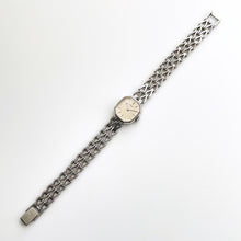 Load image into Gallery viewer, Vintage 1970s Silver-Tone Seiko Ladies&#39; Mechanical Watch with Octagon Dial and Intricate Bracelet
