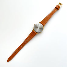 Load image into Gallery viewer, Vintage 90s Ladies&#39; Imado Sun &amp; Moon Phase Quartz Watch with Brown Leather Strap

