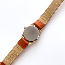 Load image into Gallery viewer, Vintage Ladies&#39; RJW Sun &amp; Moon Quartz Watch with Brown Leather Strap
