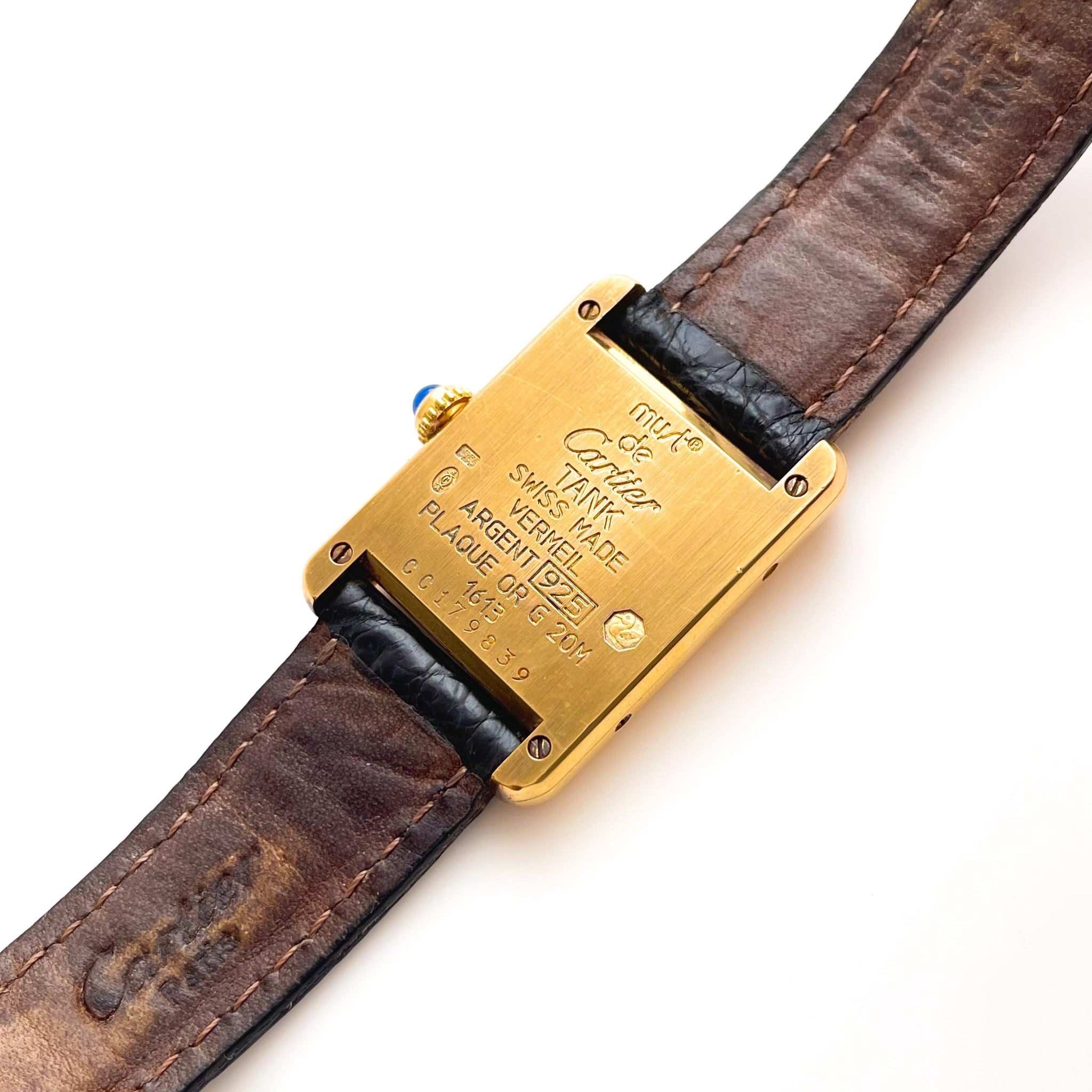 Cartier Tank Must - Vermeil Quartz Watch with Trinity Dial