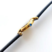 Load image into Gallery viewer, Vintage Cartier Must Colisée Vermeil - Gold-Plated Silver 925 with Black Dial
