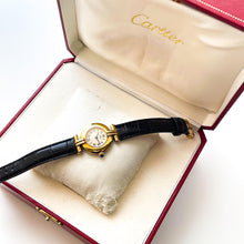 Load image into Gallery viewer, Vintage Cartier Must Colisée Vermeil - Gold-Plated Silver 925 with Beige Dial

