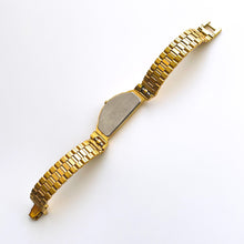 Load image into Gallery viewer, Extremely Rare Vintage 1990s Gold-Plated Ladies&#39; Seiko Rivoli Half Moon Quartz Watch With Asymmetrical Dial
