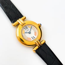 Load image into Gallery viewer, Vintage Cartier Must Colisée Vermeil - Gold-Plated Silver 925 with Trinity Dial
