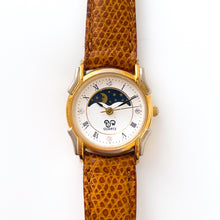 Load image into Gallery viewer, Vintage Ladies&#39; RJW Sun &amp; Moon Quartz Watch with Light Brown Leather Strap
