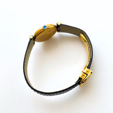 Load image into Gallery viewer, Ladies&#39; Vintage 1989 Cartier Must Vendome Vermeil Quartz Watch - Gold-Plated Silver 925 with Black Dial - With Original Box and Papers
