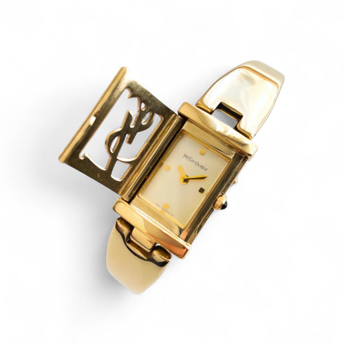 Vintage 1990s 40th Anniversary Gold-Plated Yves Saint Laurent Ladies'