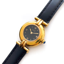 Load image into Gallery viewer, Vintage Cartier Must Colisée Vermeil - Gold-Plated Silver 925 with Black Dial
