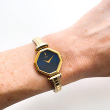 Load image into Gallery viewer, Seiko Ladies’ Quartz Watch – Gold-Plated with Blue Dial, 1980
