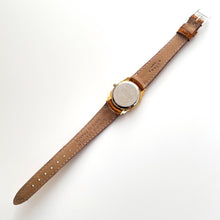 Load image into Gallery viewer, Vintage Ladies&#39; RJW Sun &amp; Moon Quartz Watch with Light Brown Leather Strap
