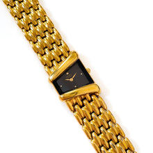 Load image into Gallery viewer, Vintage 90s Gold-Plated Seiko Asymmetrical Quartz Watch - Black Dial
