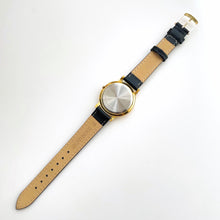 Load image into Gallery viewer, 90s Vintage Unisex Lorus Sun &amp; Moon Phase Quartz Watch - Black Leather
