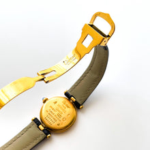 Load image into Gallery viewer, Ladies&#39; Vintage 1989 Cartier Must Vendome Vermeil Quartz Watch - Gold-Plated Silver 925 with Black Dial - With Original Box and Papers
