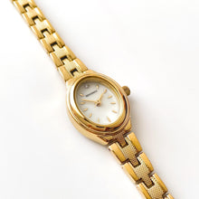 Load image into Gallery viewer, Ladies&#39; Sekonda Quartz Watch With Gold-Tone Bracelet and White Oval Face
