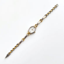 Load image into Gallery viewer, Vintage Ladies&#39; Pulsar (by Seiko) Two-Tone Quartz Watch with White Oval Dial
