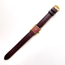 Load image into Gallery viewer, Cartier Must de Tank Vermeil – Burgundy Dial, Mechanical, Boxed
