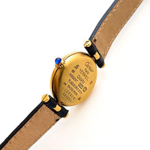 Load image into Gallery viewer, Ladies&#39; Vintage 1980s Cartier Must Vendome Vermeil Quartz Watch - Gold-Plated Silver 925 with Cream Dial - Original Box
