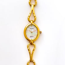 Load image into Gallery viewer, Vintage Ladies&#39; Gold-Plated Accurist &quot;Pearl&quot; Quartz Watch with Oval Mother of Pearl Dial
