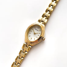Load image into Gallery viewer, Ladies&#39; Sekonda Quartz Watch With Gold-Tone Bracelet and White Oval Face
