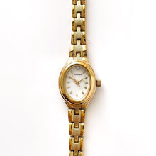Load image into Gallery viewer, Ladies&#39; Sekonda Quartz Watch With Gold-Tone Bracelet and White Oval Face
