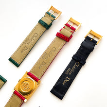 Load image into Gallery viewer, Rare Boxed Vintage Dior &quot;La Parisienne&quot; Quartz Watch with 3 Interchangeable Straps
