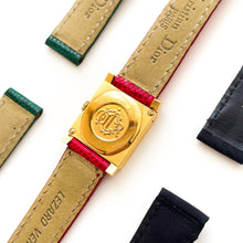 Load image into Gallery viewer, Rare Boxed Vintage Dior &quot;La Parisienne&quot; Quartz Watch with 3 Interchangeable Straps
