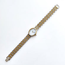 Load image into Gallery viewer, Vintage Ladies&#39; Pulsar (by Seiko) Two-Tone Quartz Watch with White Oval Dial
