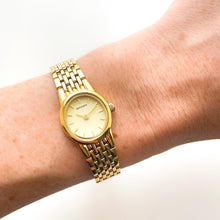 Load image into Gallery viewer, Ladies&#39; Sekonda Quartz Watch With Gold-Tone Bracelet and Oval Face - Boxed
