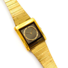 Load image into Gallery viewer, 1980s Vintage Ladies&#39; Gold-Plated Seiko Quartz Watch - Rectangular Dial
