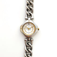 Load image into Gallery viewer, Rare 90s Two-Tone Steel Seiko Moorea Quartz Watch with Chain Bracelet
