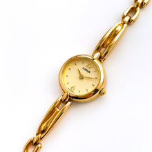 Load image into Gallery viewer, Thin Ladies&#39; Lorus (by Seiko) Quartz Watch with Gold-Tone Bracelet and Round Dial
