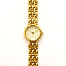 Load image into Gallery viewer, Vintage Ladies&#39; Gold-Plated Accurist Quartz Watch - Beige Round Dial
