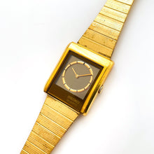 Load image into Gallery viewer, 1980s Vintage Ladies&#39; Gold-Plated Seiko Quartz Watch - Rectangular Dial
